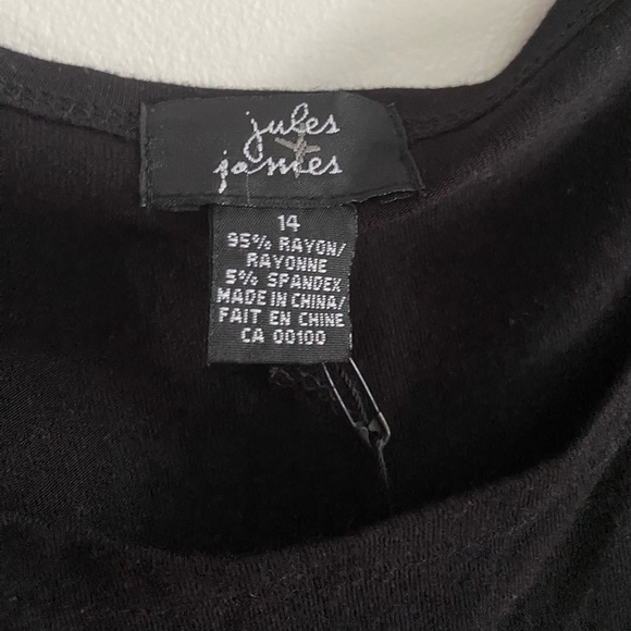 Black Dress size 14 NWT - Picture 2 of 5